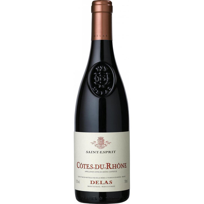 Delas Frères Cotes Du Rhone St Esprit Rouge 2021 (12 Bottle Case)-Current Promotions-World Wine