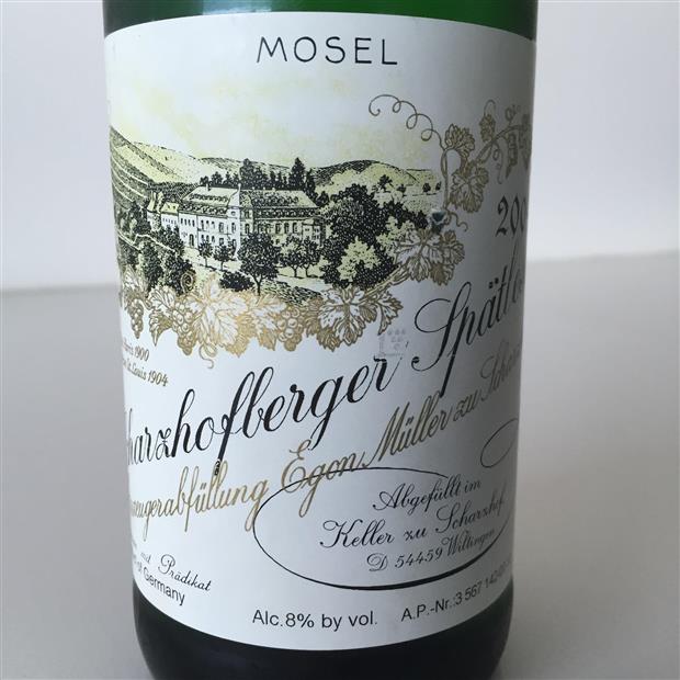 Egon Muller Scharzhofberger Auslese Riesling 375ml (screw cap) 2009-White Wine-World Wine