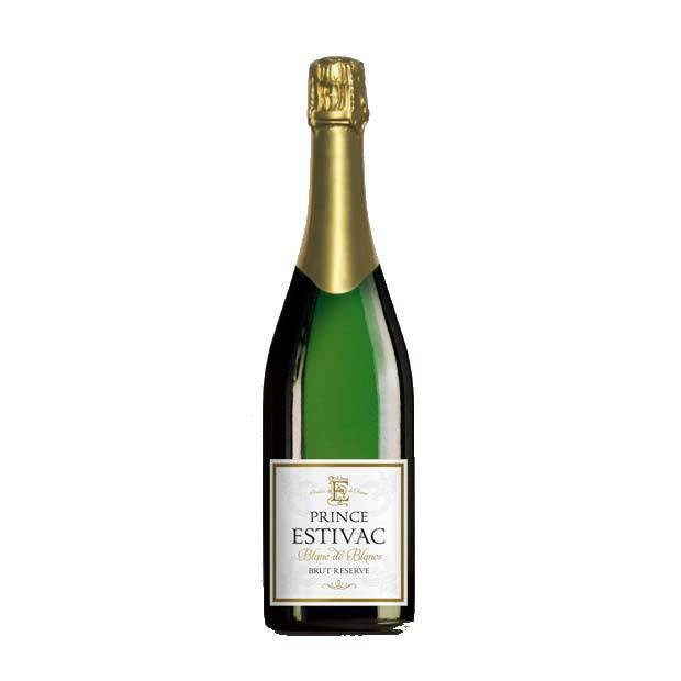 Prince Estivac Blanc de Blancs Brut Reserve NV-Champagne & Sparkling-World Wine