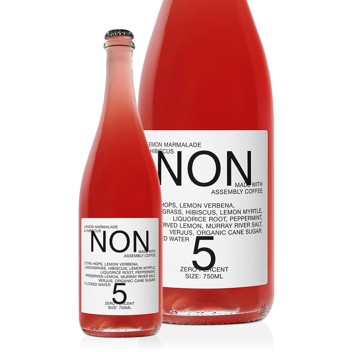 NON 5 Lemon Marmalade & Hibiscus-Non Alcoholic Wine-World Wine