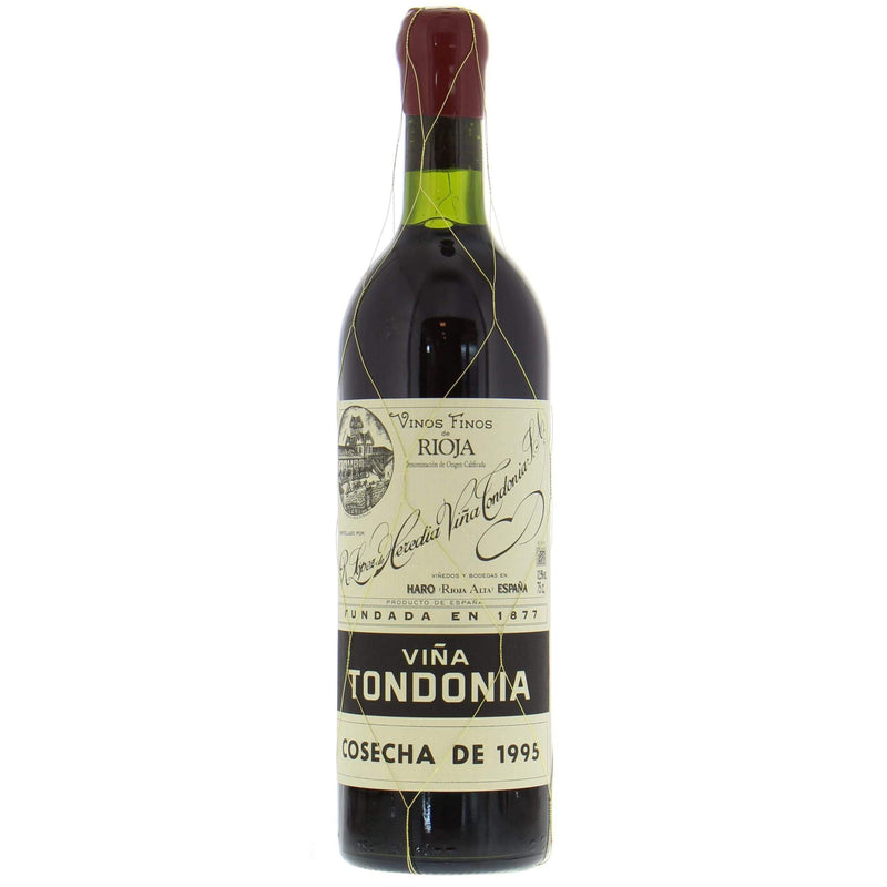 Bodegas R. Lopez de Heredia Viña Tondonia Gran Reserva Red 1995 (12 bottle case)-Red Wine-World Wine