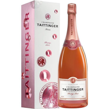 Champagne Taittinger Prestige Rosé Gift Boxed 1.5L NV-Champagne & Sparkling-World Wine