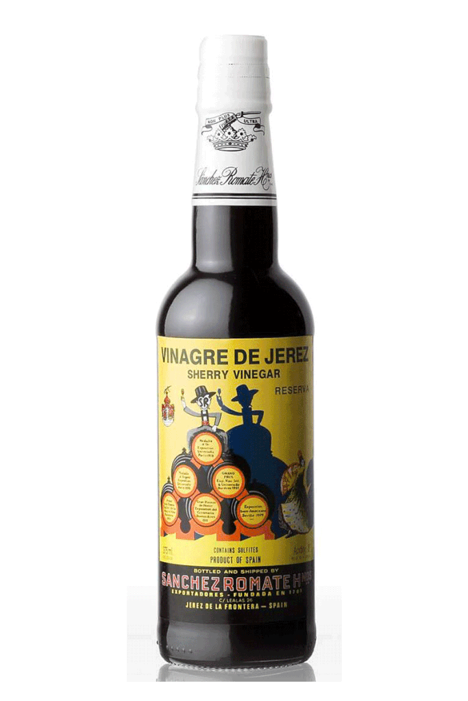 Sánchez Romate ‘Yellow Label Reserva’ Oloroso Vinagre de Jerez 375ml (8° acidity) NV