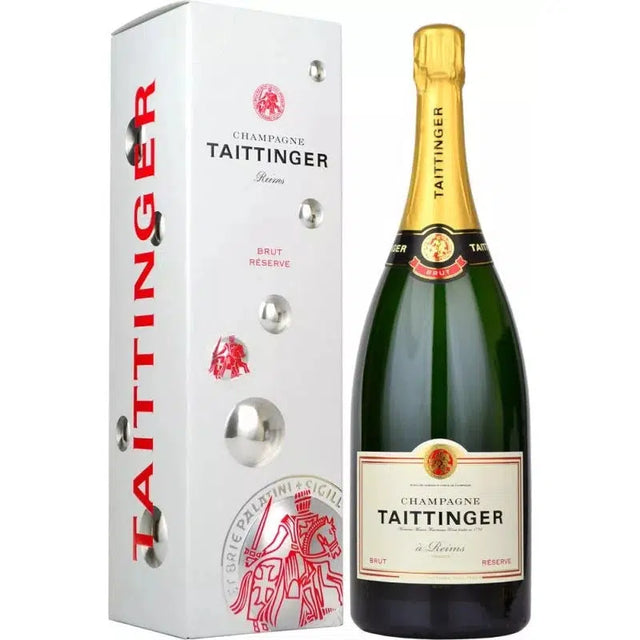 Champagne Taittinger Brut Réserve Gift Boxed 1.5L NV-Champagne & Sparkling-World Wine