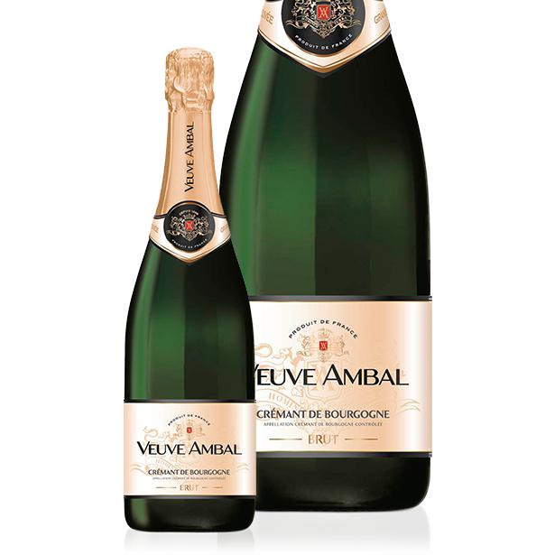 Veuve Ambal Cremant de Bourgogne Blanc Brut NV-Champagne & Sparkling-World Wine